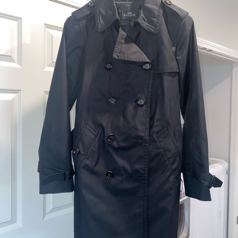 Coach Black Patterned Jacket - image 1